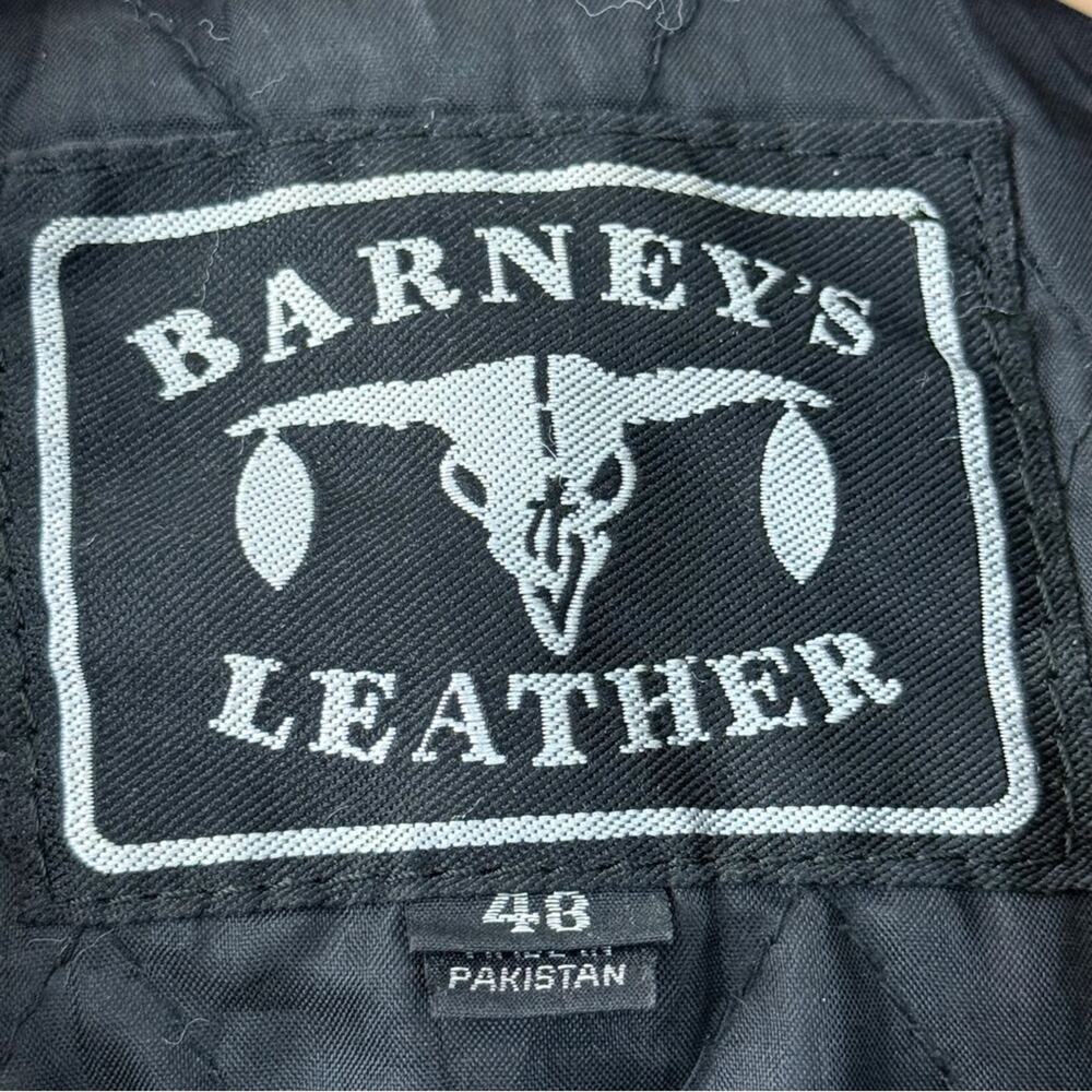 Barneys Leather Motorcycle Jacket - Picture 8 of 16